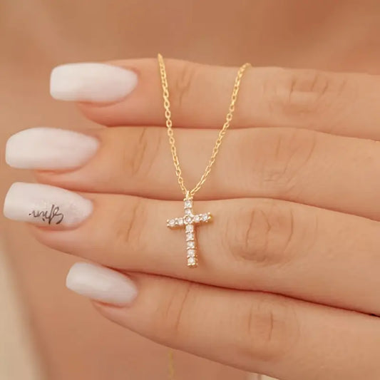 Stainless Steel Cross Accessory Ladies Chain Bracelet