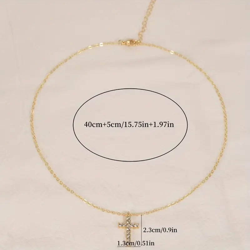 Stainless Steel Cross Accessory Ladies Chain Bracelet