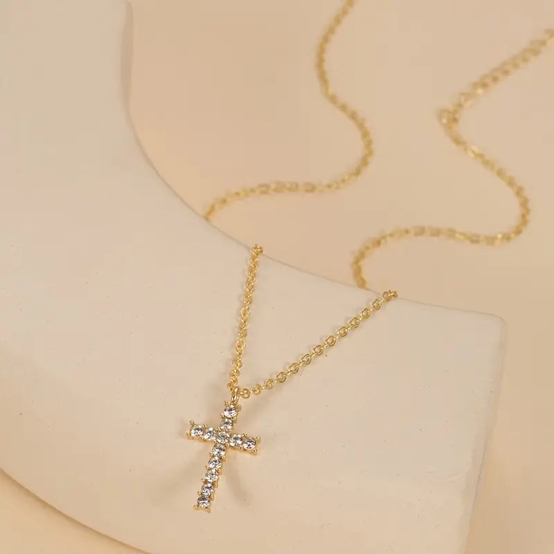 Stainless Steel Cross Accessory Ladies Chain Bracelet