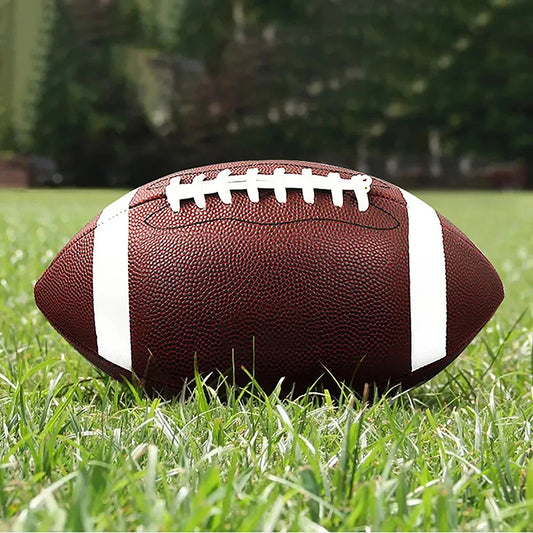 Rugby Inflatable American Football Leather Ball Indoor and Outdoor Sport with bracelet