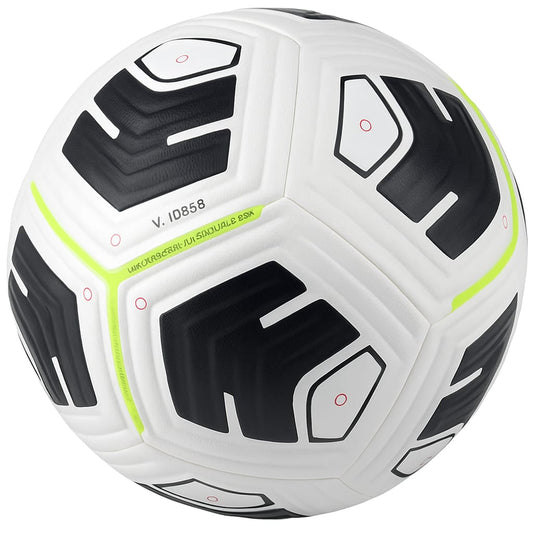 Unisex's NK Academy - Team Recreational Soccer Ball, White/Black/(Volt), 5